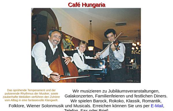 Vorschau von www.woolly.de, Cafe Hungaria