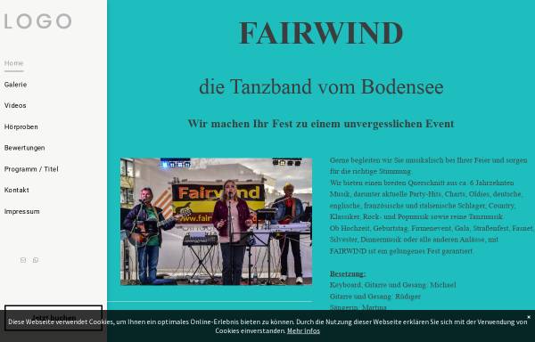 Vorschau von www.fairwindmusik.de, Fairwind