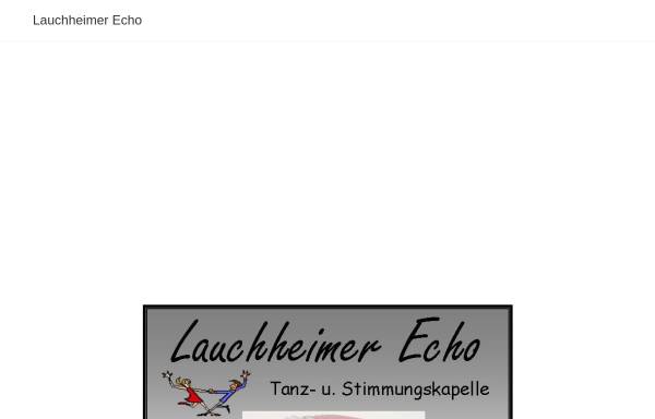 Vorschau von www.lauchheimer-echo.de, Lauchheimer Echo