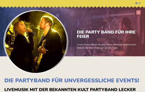 Vorschau von www.lecker-nudelsalat.de, Partyband Lecker Nudelsalat