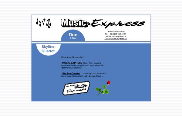 Vorschau von www.music-express.ch, Music-Express