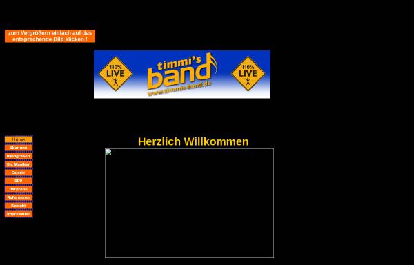 Vorschau von www.timmis-band.de, Timmis Band