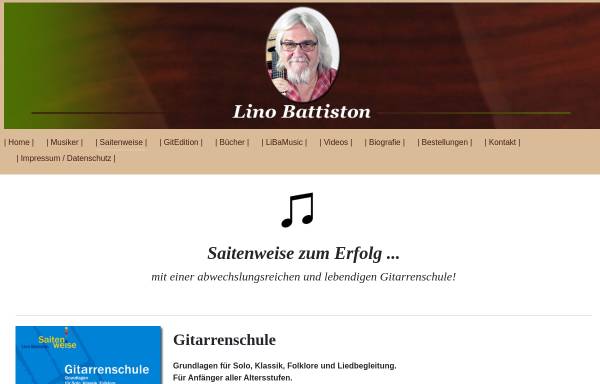 Vorschau von www.gitarre-plus.de, Gitarrenschule Saitenweise