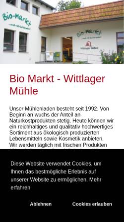Wittlager Mühle, Inhaber Wilhelm Schnittger
