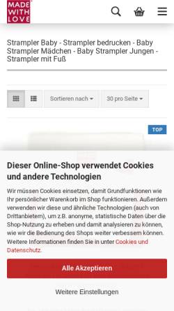 Vorschau der mobilen Webseite www.strampelfratz.de, Strampelfratz Oliver Reetz