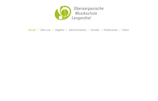 Vorschau von www.musikschule-langenthal.ch, Oberaargauische Musikschule Langenthal