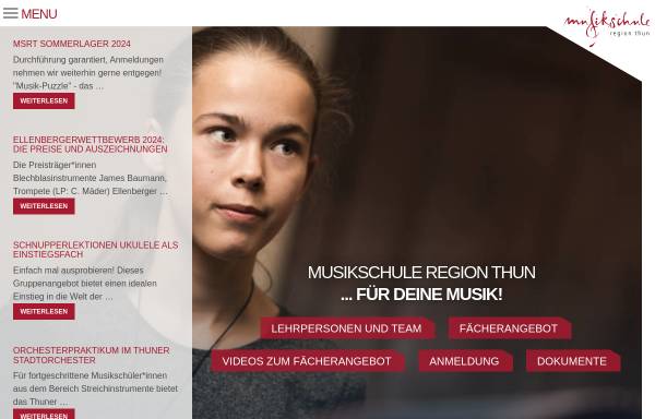 Vorschau von msrthun.ch, Musikschule Region Thun