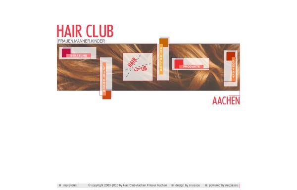 Vorschau von www.hair-club.de, Hair Club Aachen