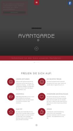 Vorschau der mobilen Webseite www.avantgarde-dortmund.de, Avantgarde - DIMO Friseur GmbH