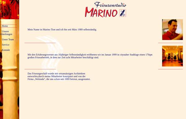 Vorschau von www.marinotion.de, Frisurenstudio Marino