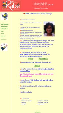 Vorschau der mobilen Webseite www.hairfashion-birgitrabe.de, Hairfashion Birgit Rabe