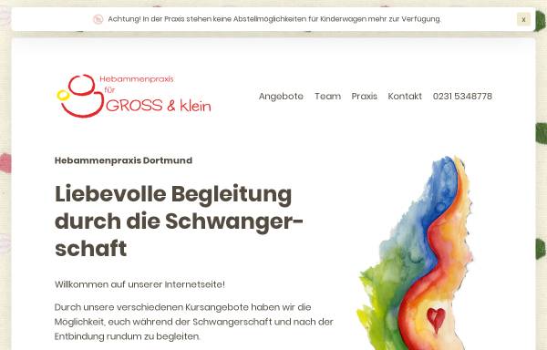 Vorschau von www.hebammenpraxis-grossundklein.de, Hebammenpraxis für Groß und klein