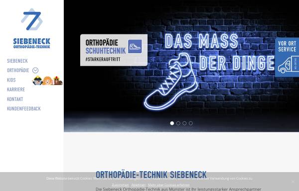 Vorschau von orthopaedie-siebeneck.de, Siebeneck Orthopädie-Technik GmbH