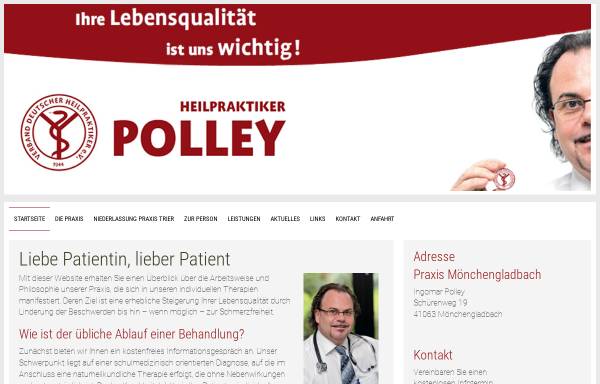 Vorschau von www.praxis-polley.de, Polly-Ingomar Polley, Heilpraktiker