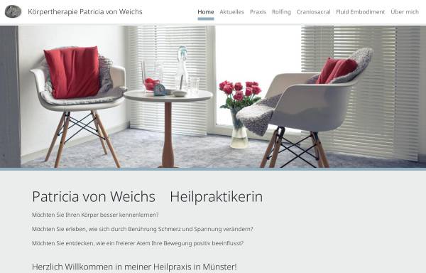 Vorschau von www.vonweichs-rolfing.de, Patricia von Weichs, Rolfing Praxis für ganzheitliche Körperarbeit