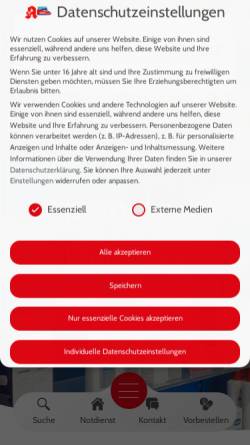 Vorschau der mobilen Webseite www.bahnhof-apotheke-duisburg.de, Bahnhof-Apotheke Heinz Hillen