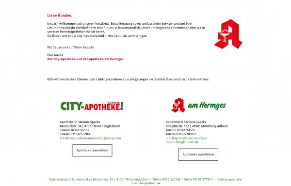 Vorschau von www.city-apotheke-mg.de, City-Apotheke