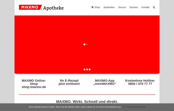 Vorschau von www.maxmo.de, Maxmo Apotheken