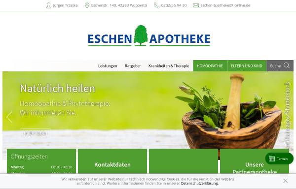 Vorschau von www.eschen-apotheke.de, Eschen-Apotheke