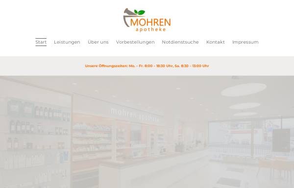 Vorschau von www.mohren-apotheke-wuppertal.de, Mohren-Apotheke