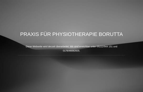 Vorschau von www.praxis-borutta.de, Karina und Jan Borutta, Physiotherapiepraxis
