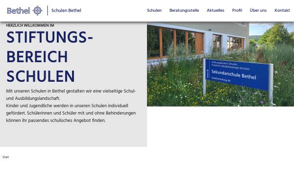 Vorschau von www.schulen-bethel.de, Stiftungsbereich Altenhilfe Bethel