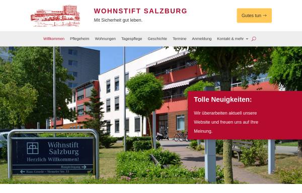 Vorschau von www.wohnstift-salzburg.de, Wohnstift Salzburg