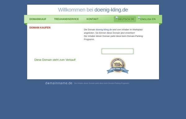 Vorschau von www.doenig-kling.de, Dr. Dönig, Dr. Kling Fachärzte für Kinder- und Jugendmedizin