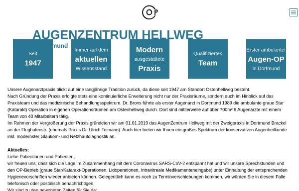 Vorschau von www.op-do.de, Dres. med. Brons, Netz, Kreilkamp, Nehm, Augenarztpraxis