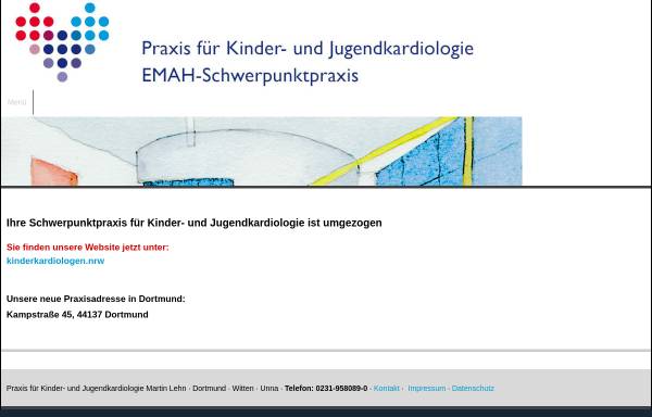 Vorschau von www.kinder-kardiologe.de, Kinder-Kardiologe Martin Lehn