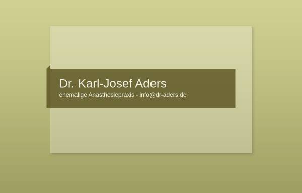 Vorschau von www.dr-aders.de, Aders, Dr. med. Karl-Josef