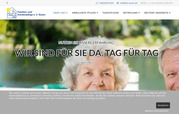 Vorschau von www.fuk-essen.de, Familien- und Krankenpflege e.V.