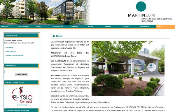 Vorschau von www.martineum-essen.de, Martineum gGmbH