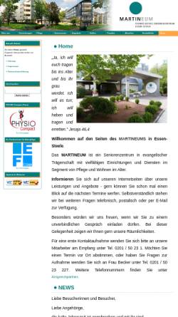 Vorschau der mobilen Webseite www.martineum-essen.de, Martineum gGmbH