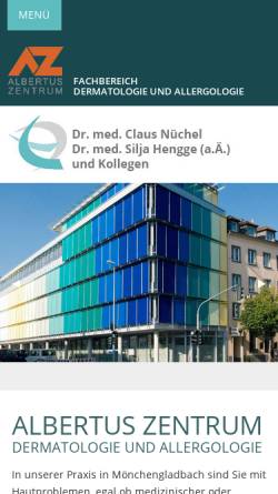 Vorschau der mobilen Webseite drnuechel.de, Dr. med. Claus Nüchel