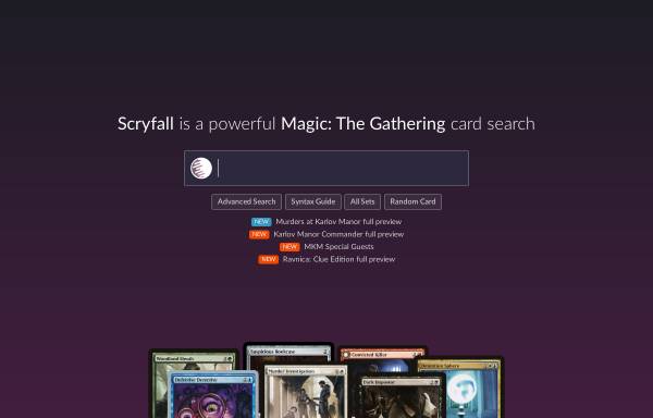Vorschau von www.magiccards.info, Magiccards.info