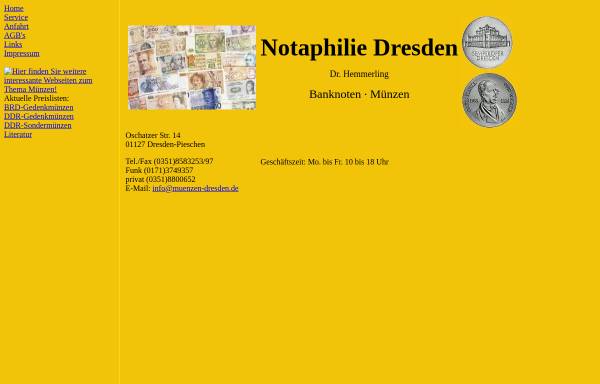 Notaphilie Dresden, Dr. Hemmerling
