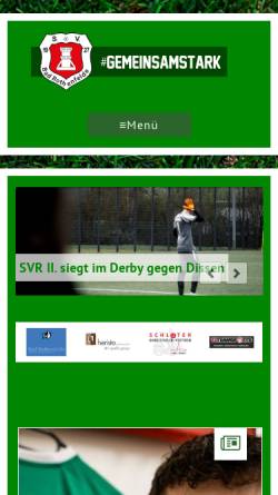 Vorschau der mobilen Webseite www.svbadrothenfelde.de, SV Bad Rothenfelde