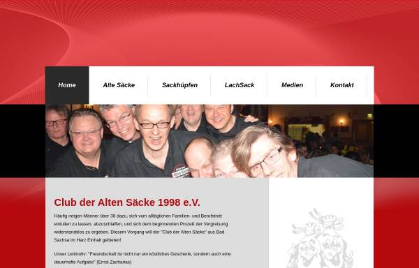 Vorschau von www.club-der-alten-saecke.de, Club der Alten Säcke 1998 e.V.