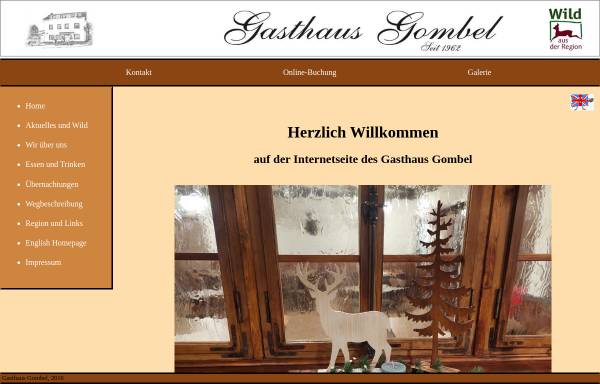 Vorschau von www.gasthaus-gombel.de, Gasthaus Gombel