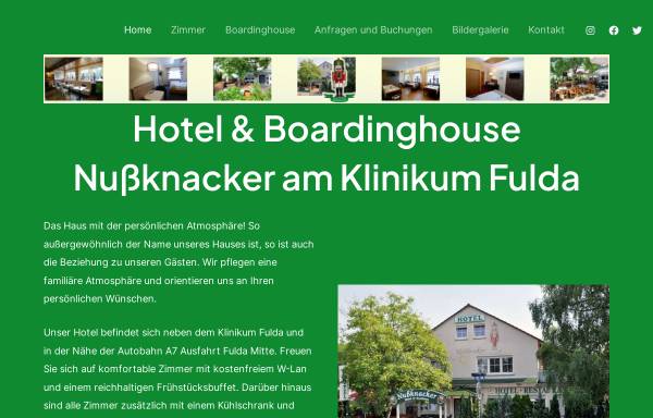Vorschau von www.hotel-nussknacker.de, Hotel Nußknacker