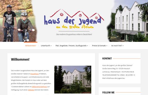 Vorschau von www.hdj-reichenbach.de, Haus der Jugend 