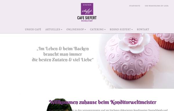 Vorschau von www.cafesiefert.de, Café Siefert