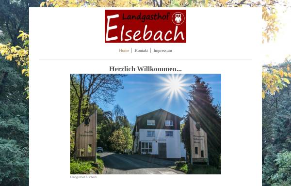 Vorschau von landgasthof-zum-elsebach.de, Gasthaus und Pension Zum Elsebach