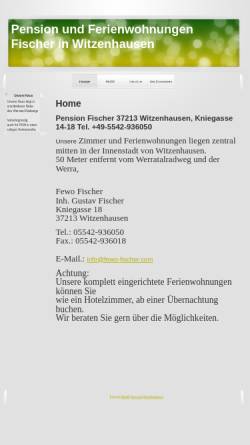 Vorschau der mobilen Webseite www.fewo-fischer.com, Ferienwohnungen Fischer