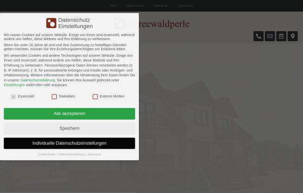 Vorschau von pension-spreewaldperle.de, Pension Spreewaldperle