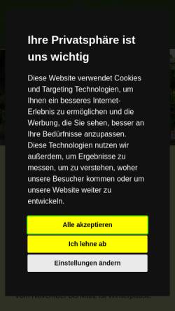 Vorschau der mobilen Webseite spreewaldpension-wesner.de, Spreewaldpension Wesner