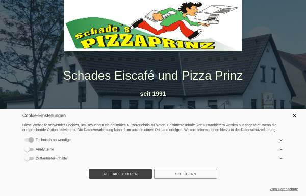 Vorschau von www.pizza-scha.de, Eiscafe Paradies