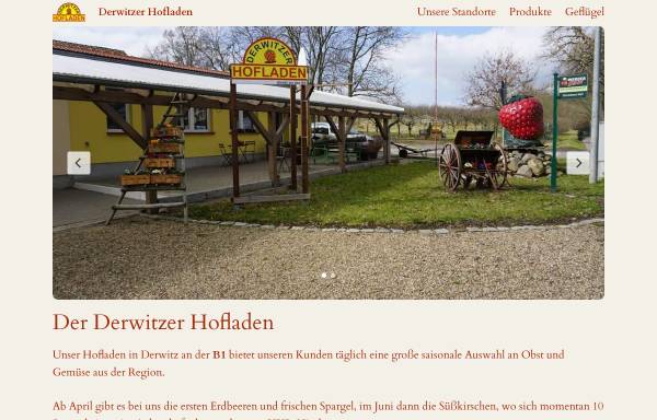 Vorschau von www.derwitzer-hof.de, Pension Derwitzer Hof - Familie Stephan Hübner