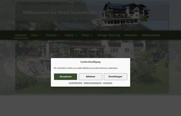Hotel Heckelmiller in Oberjoch